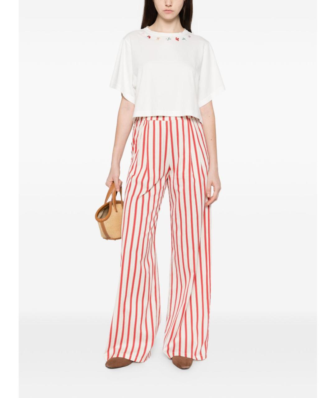 FORTE FORTE Белая хлопковая футболка, фото 4