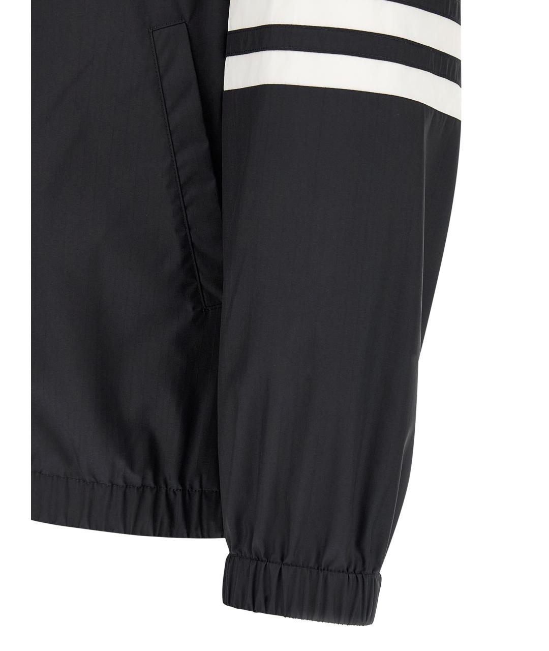 THOM BROWNE Темно-синяя полиамидовая куртка, фото 4