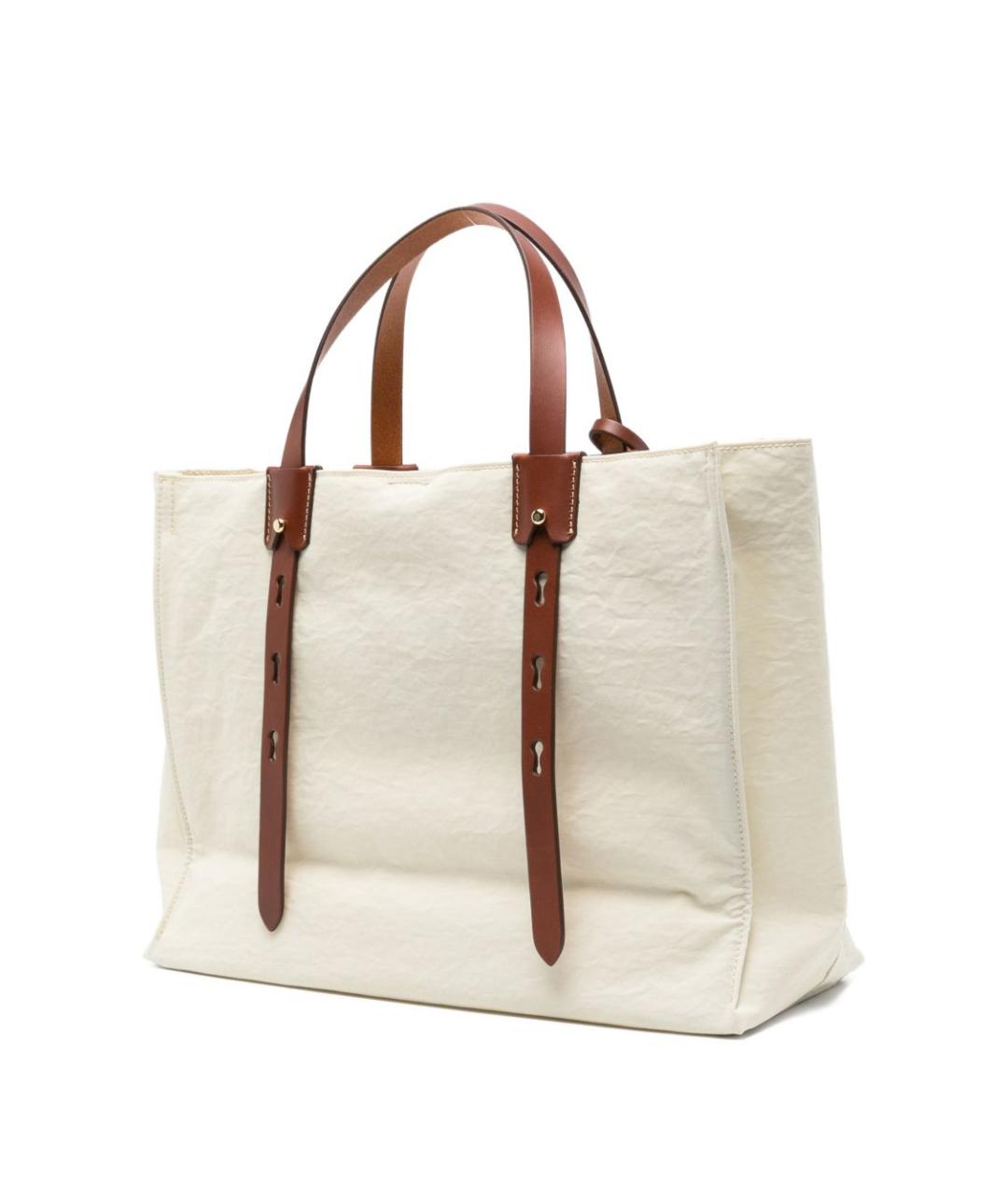 ROBERTA PIERI Белая сумка тоут, фото 4