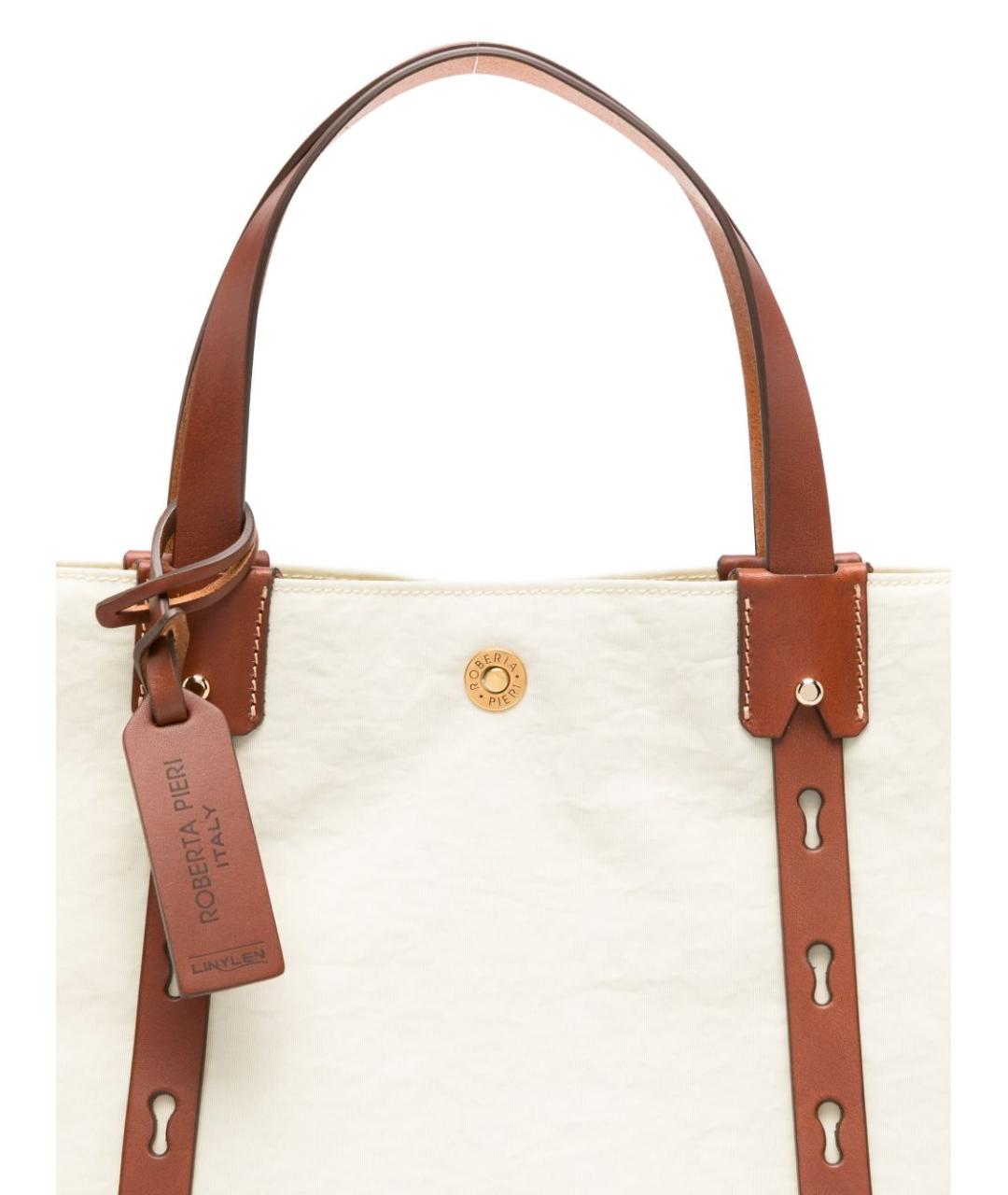 ROBERTA PIERI Белая сумка тоут, фото 2