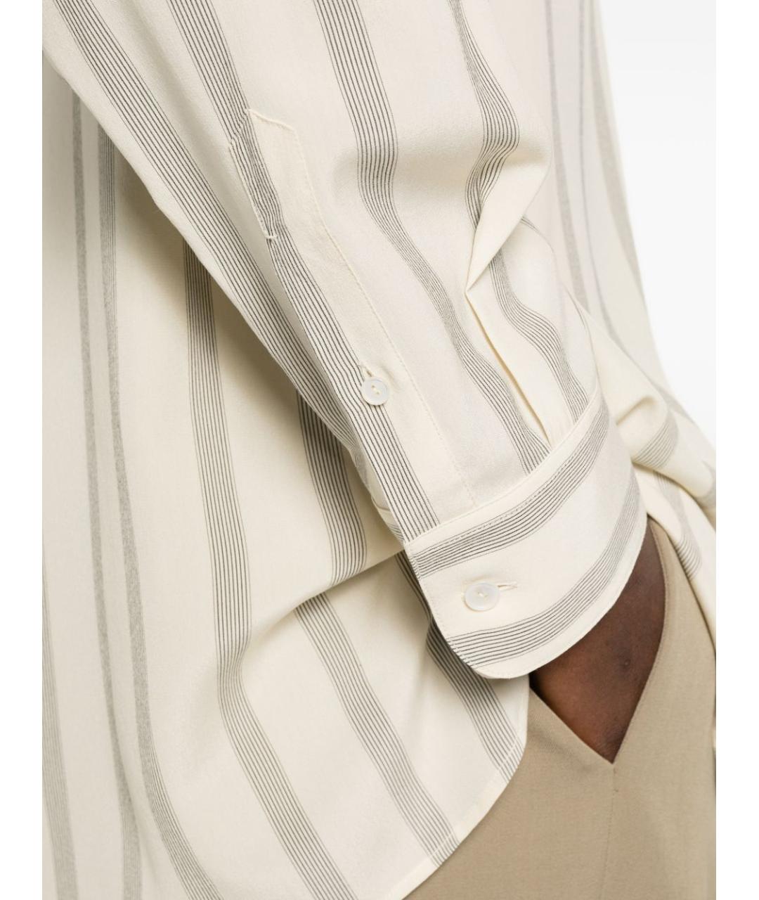 THE ROW Белая шелковая рубашка, фото 2