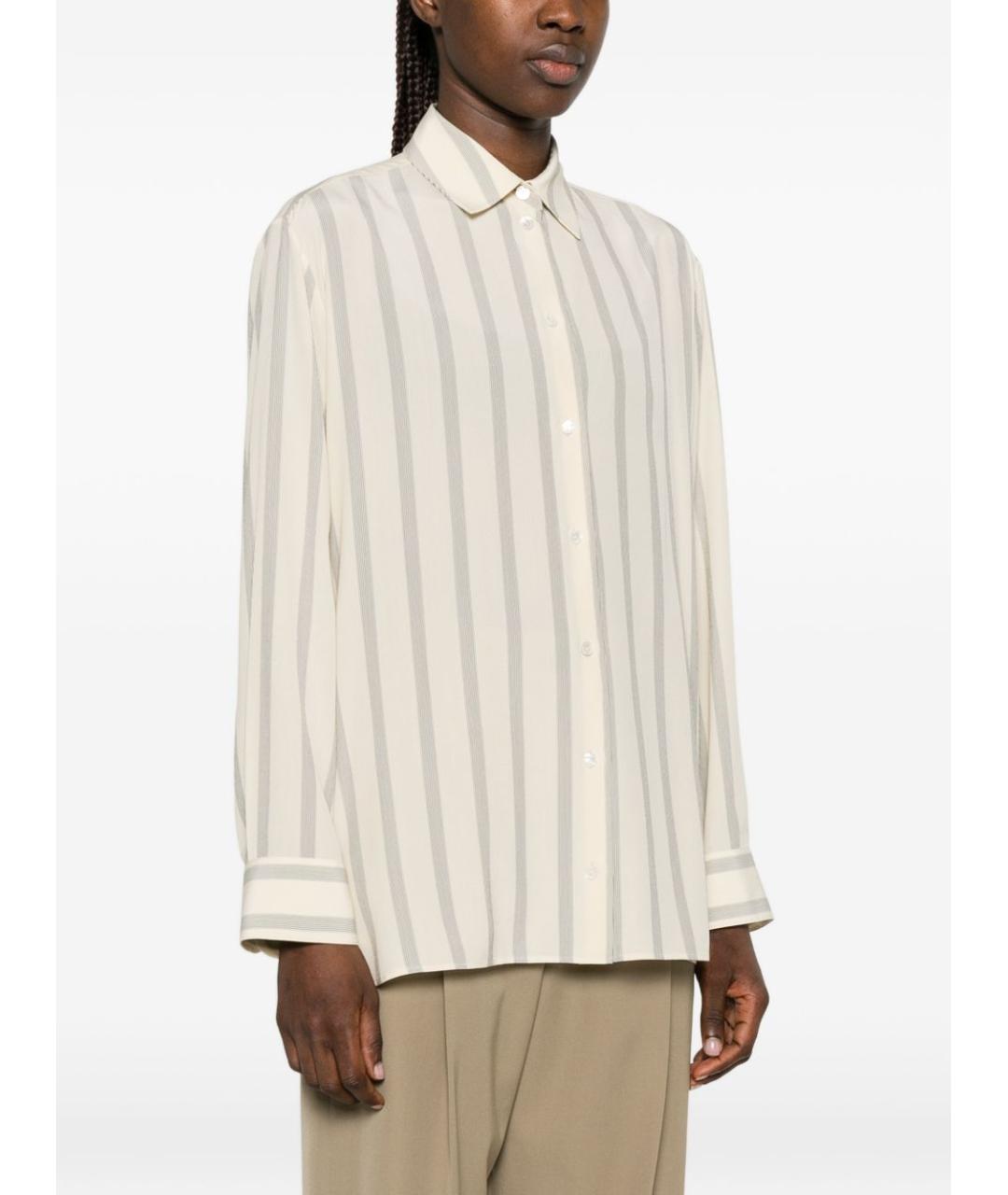 THE ROW Белая шелковая рубашка, фото 3