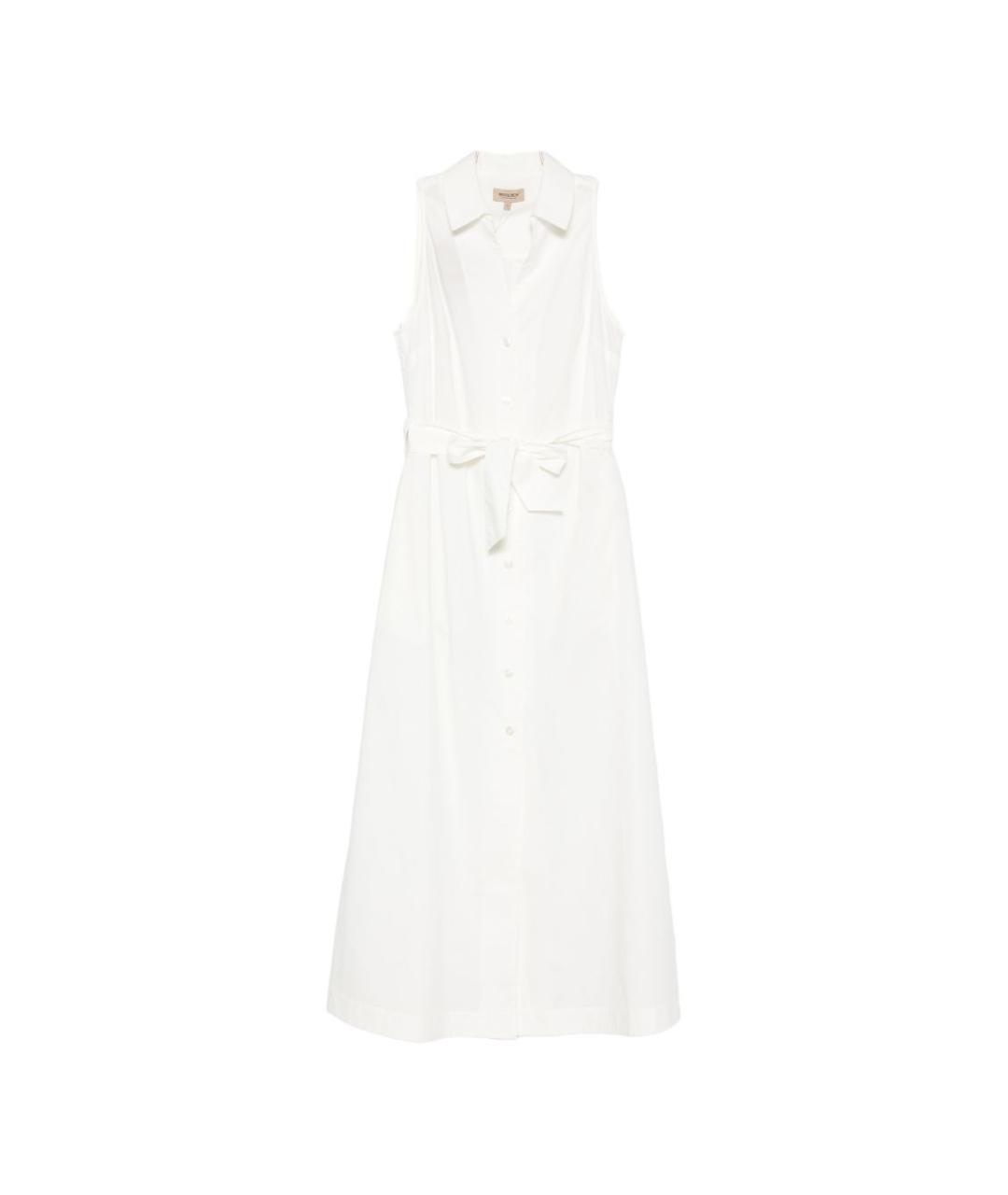 WOOLRICH Белое хлопковое повседневное платье, фото 1
