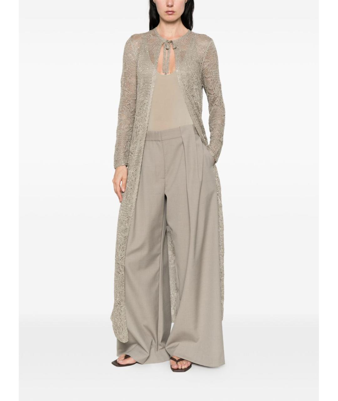 FABIANA FILIPPI Хаки кардиган, фото 4