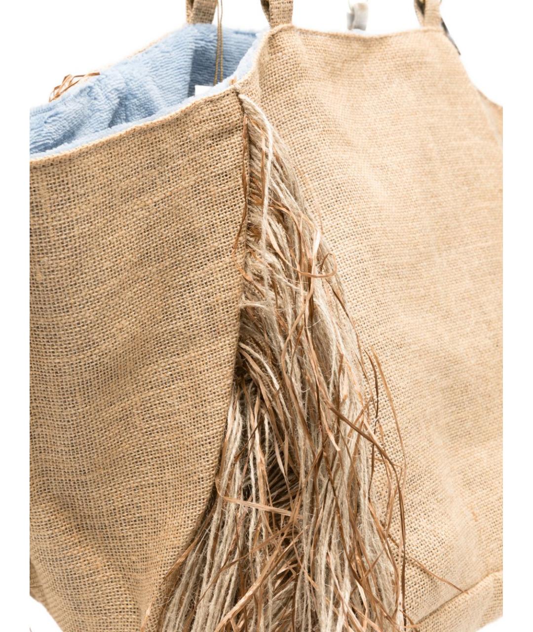 LA MILANESA Бежевая сумка тоут, фото 4