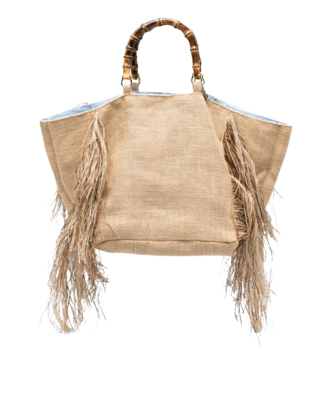 LA MILANESA Бежевая сумка тоут, фото 1