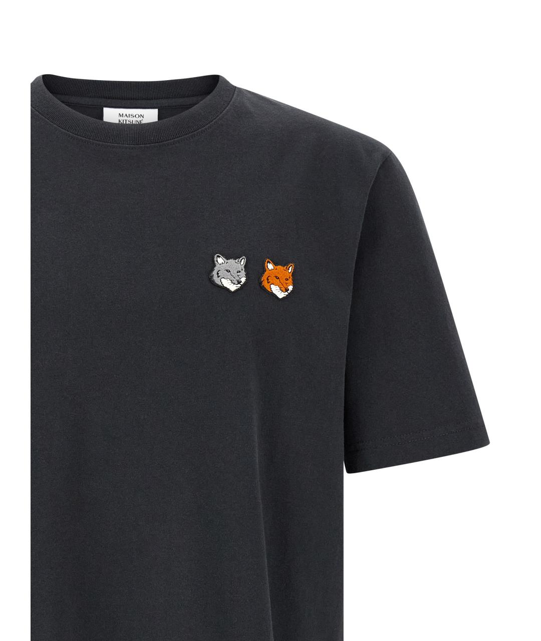 MAISON KITSUNE Хлопковая футболка, фото 3