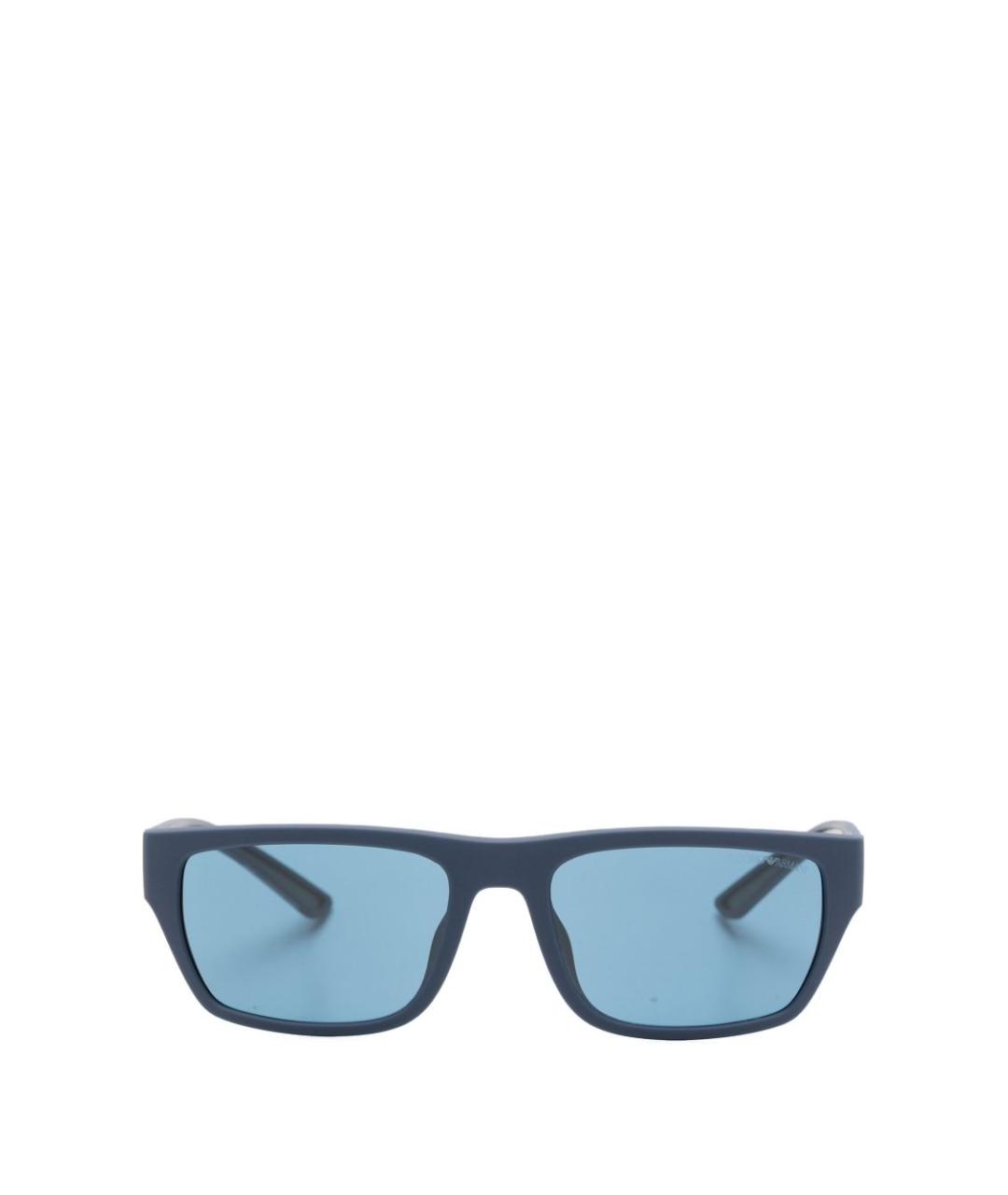 EMPORIO ARMANI Синие пластиковые солнцезащитные очки, фото 2
