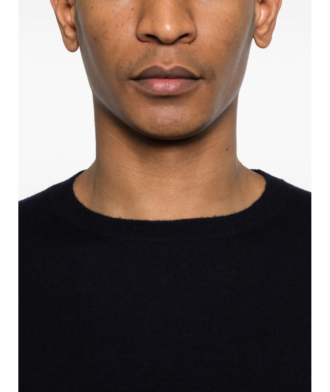 EXTREME CASHMERE Синий шерстяной джемпер / свитер, фото 3