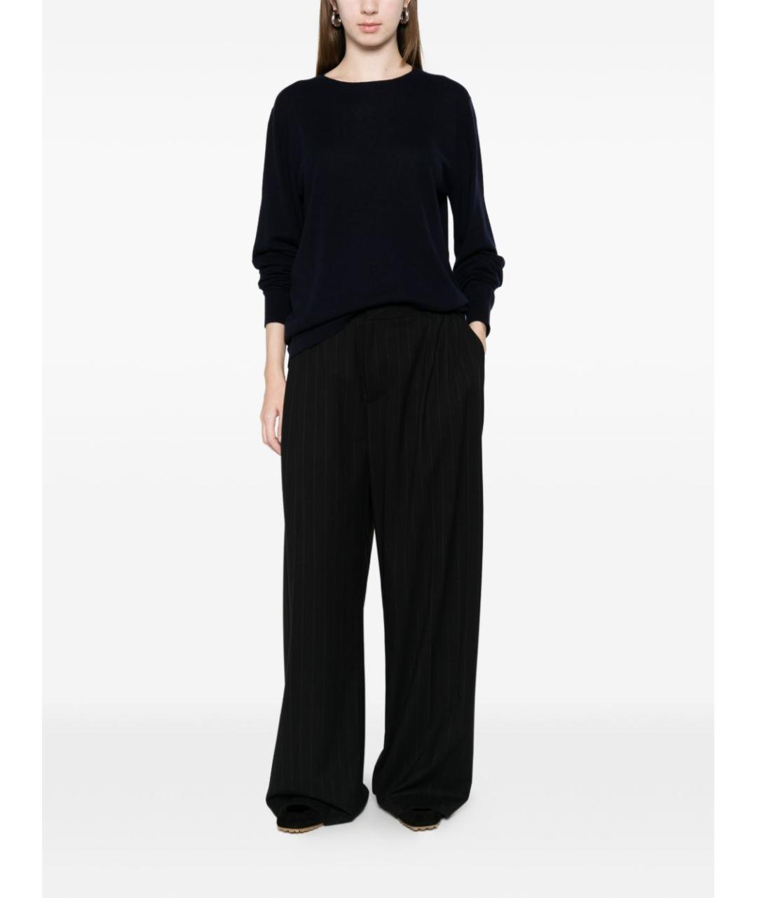 EXTREME CASHMERE Синий шерстяной джемпер / свитер, фото 4