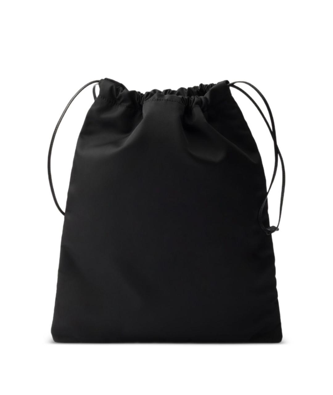 PRADA Черная тканевая сумка тоут, фото 2