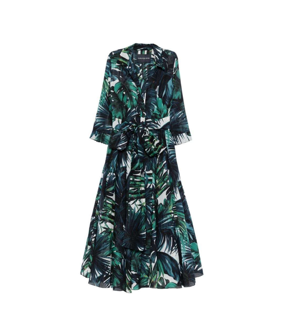 SAMANTHA SUNG Зеленые повседневное платье, фото 1