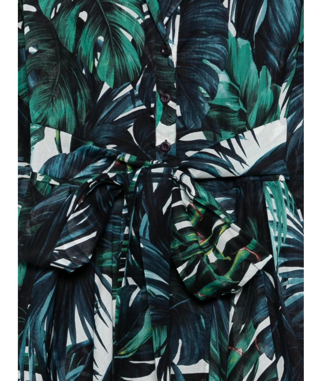 SAMANTHA SUNG Зеленые повседневное платье, фото 3