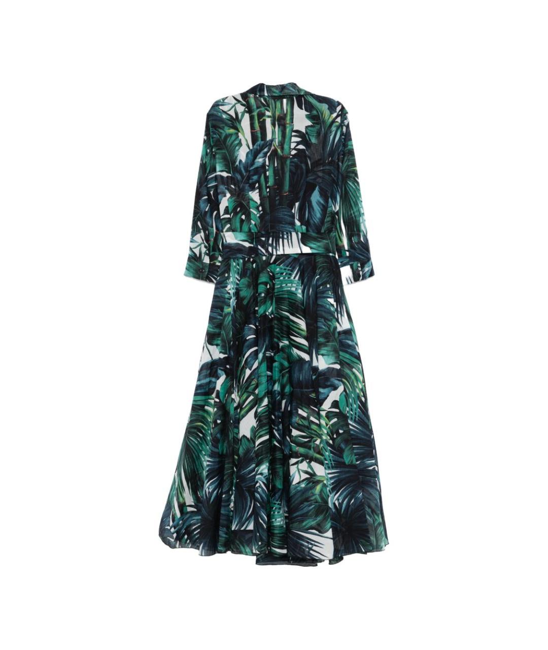 SAMANTHA SUNG Зеленые повседневное платье, фото 2