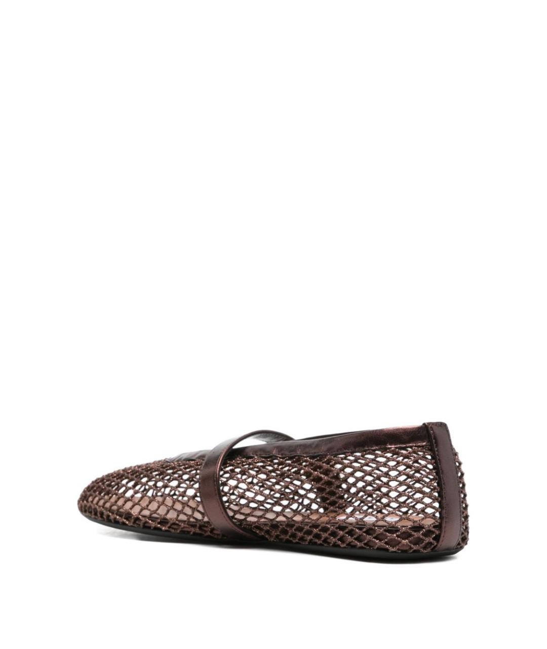 ALAIA Коричневые кожаные балетки, фото 2