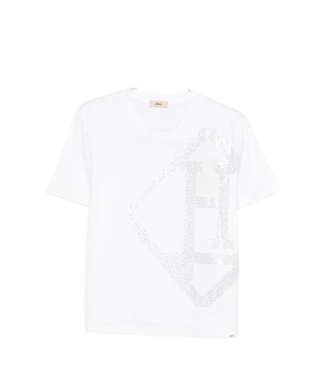 HERNO Белая футболка, фото 1