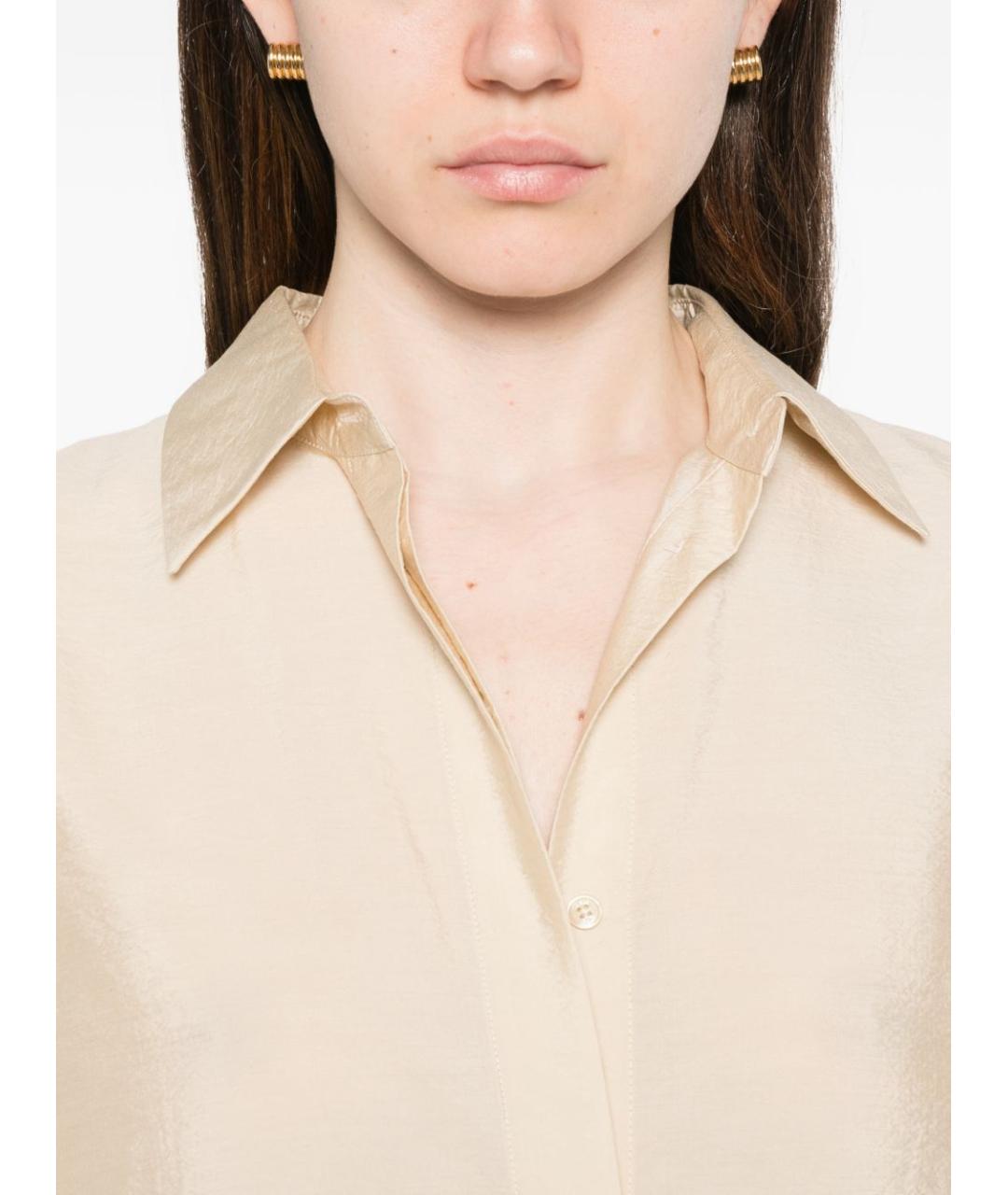 TOTEME Бежевое повседневное платье, фото 4