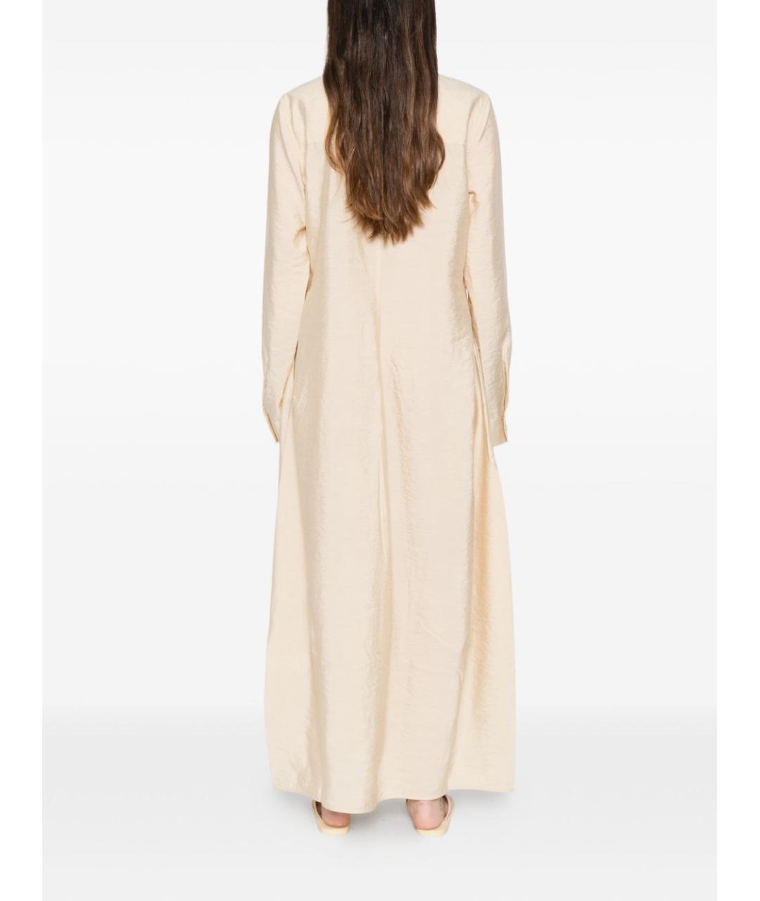 TOTEME Бежевое повседневное платье, фото 2