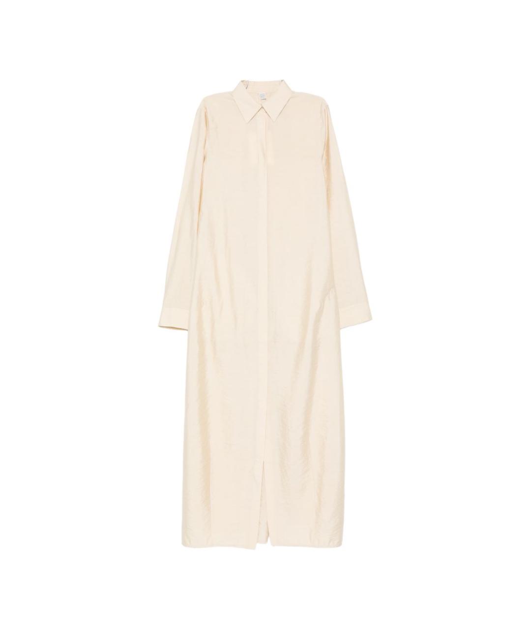 TOTEME Бежевое повседневное платье, фото 1