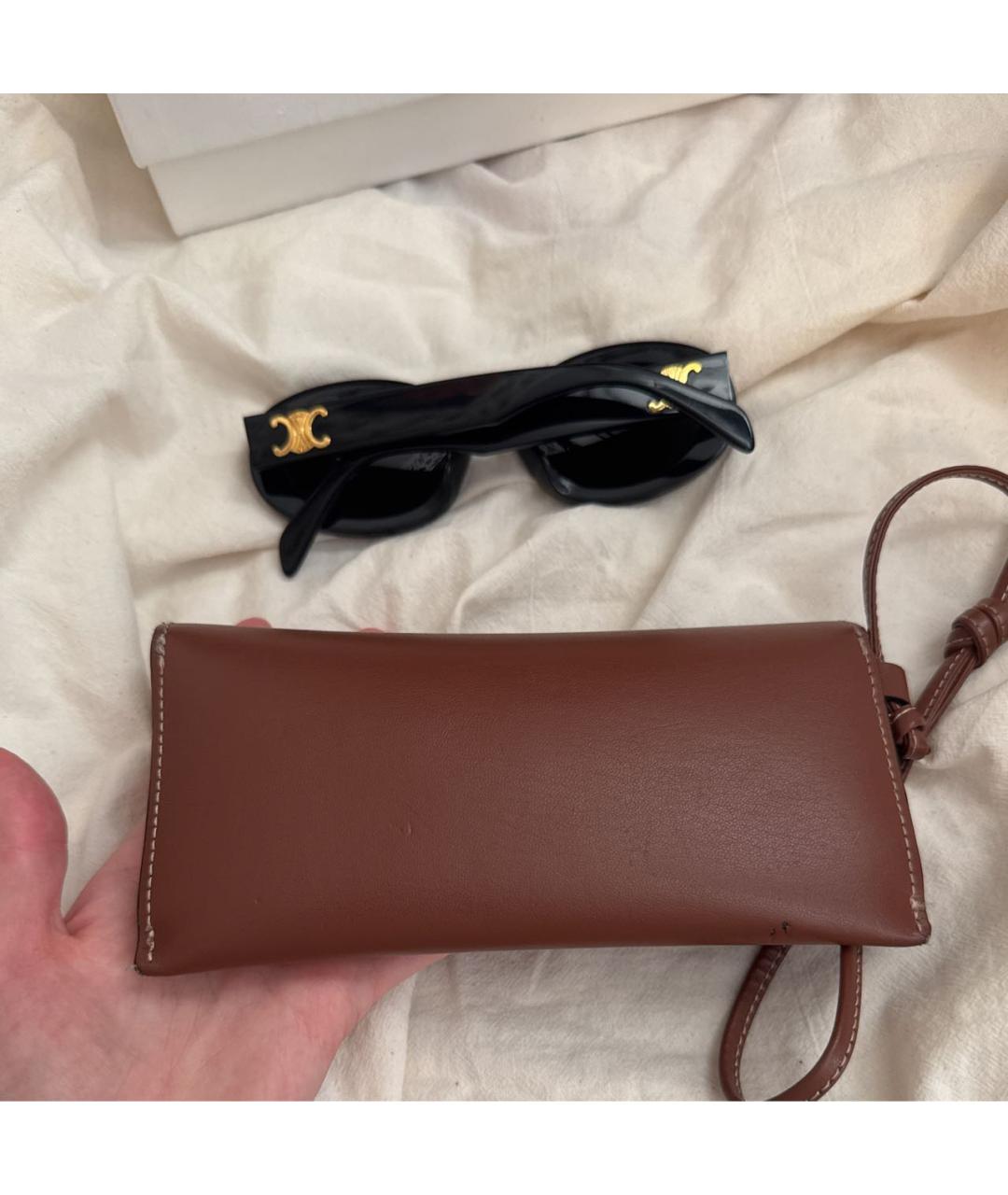 CELINE Черные солнцезащитные очки, фото 5