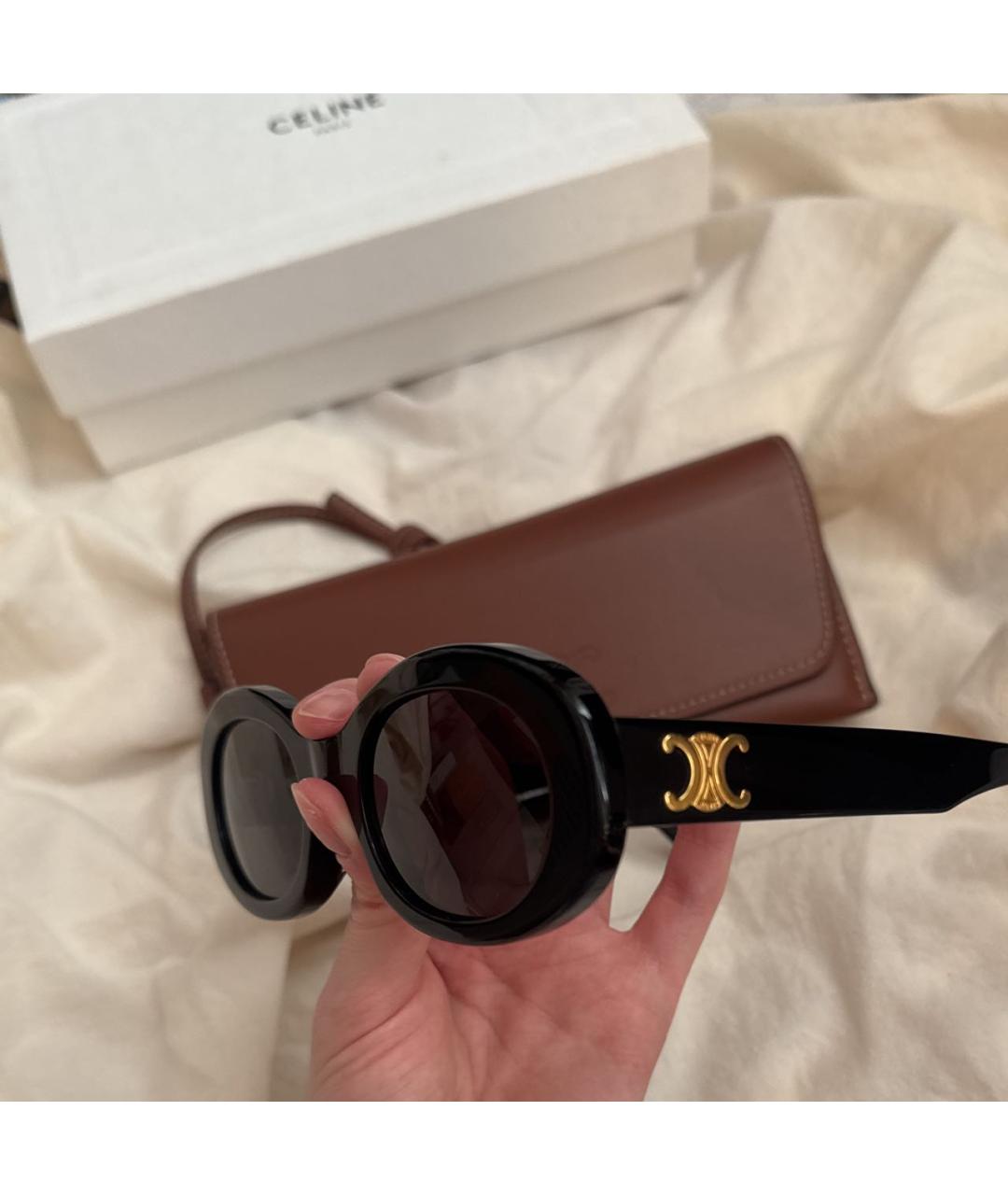 CELINE Черные солнцезащитные очки, фото 3
