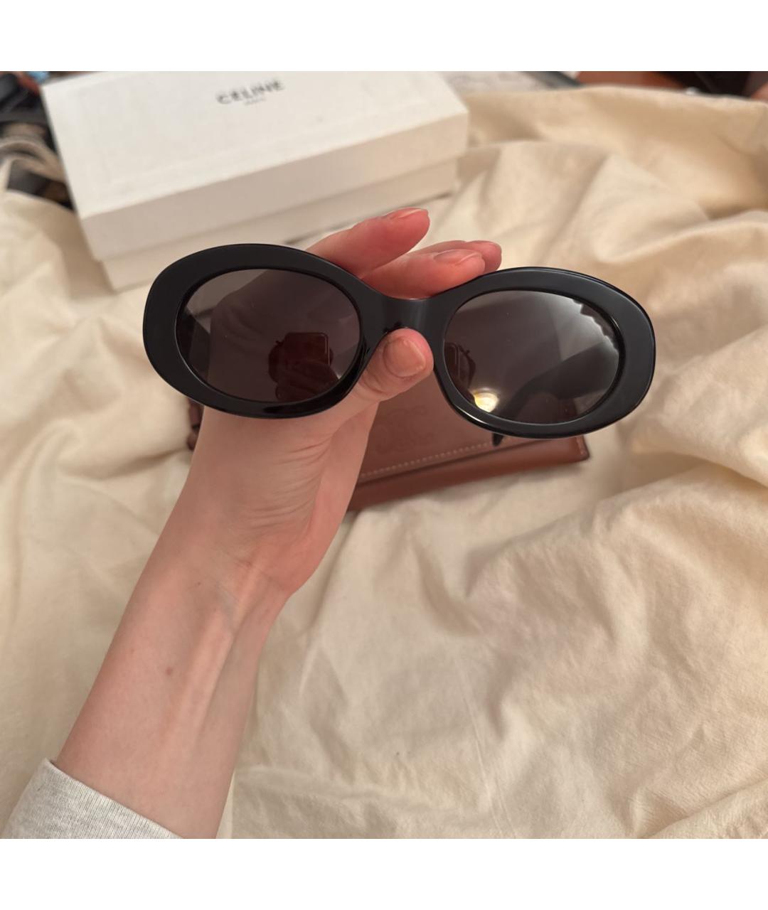 CELINE Черные солнцезащитные очки, фото 9