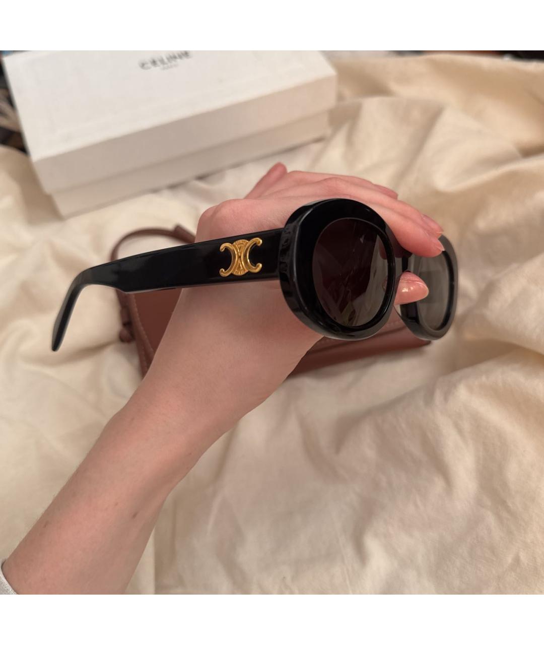 CELINE Черные солнцезащитные очки, фото 2