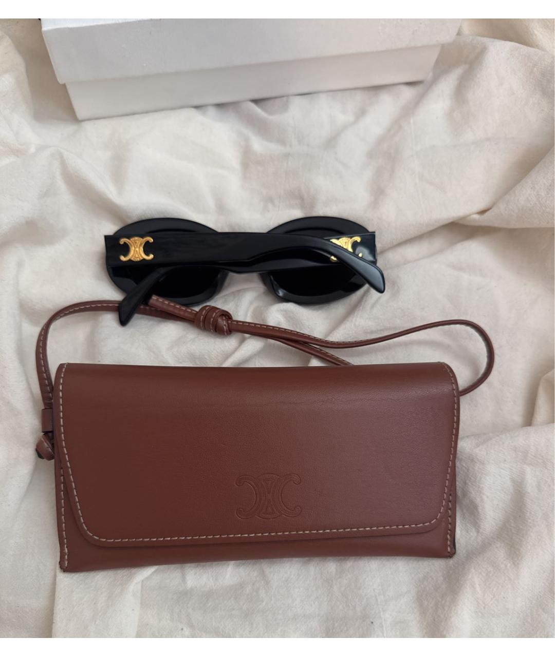 CELINE Черные солнцезащитные очки, фото 4