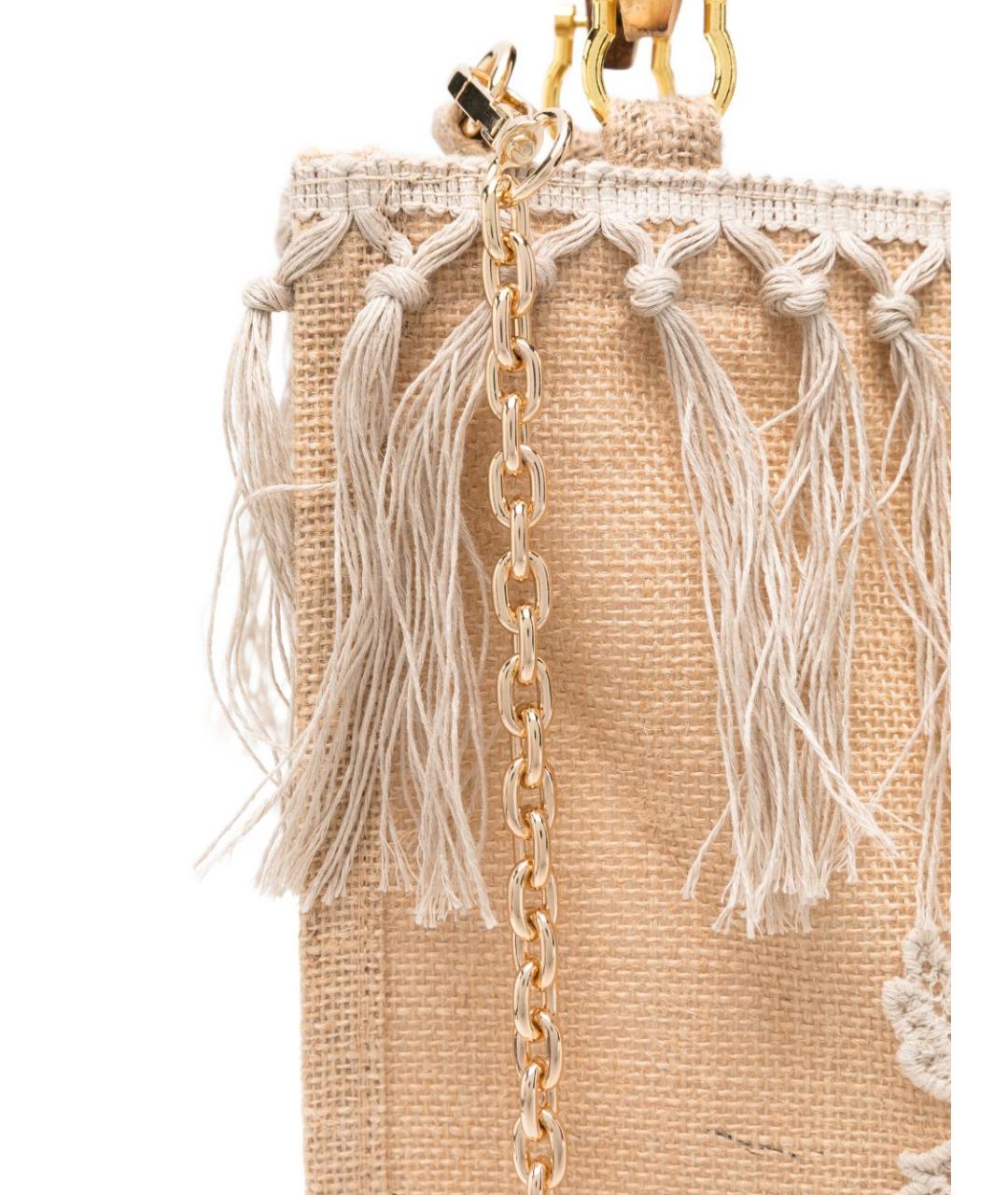 LA MILANESA Коричневая сумка с короткими ручками, фото 5