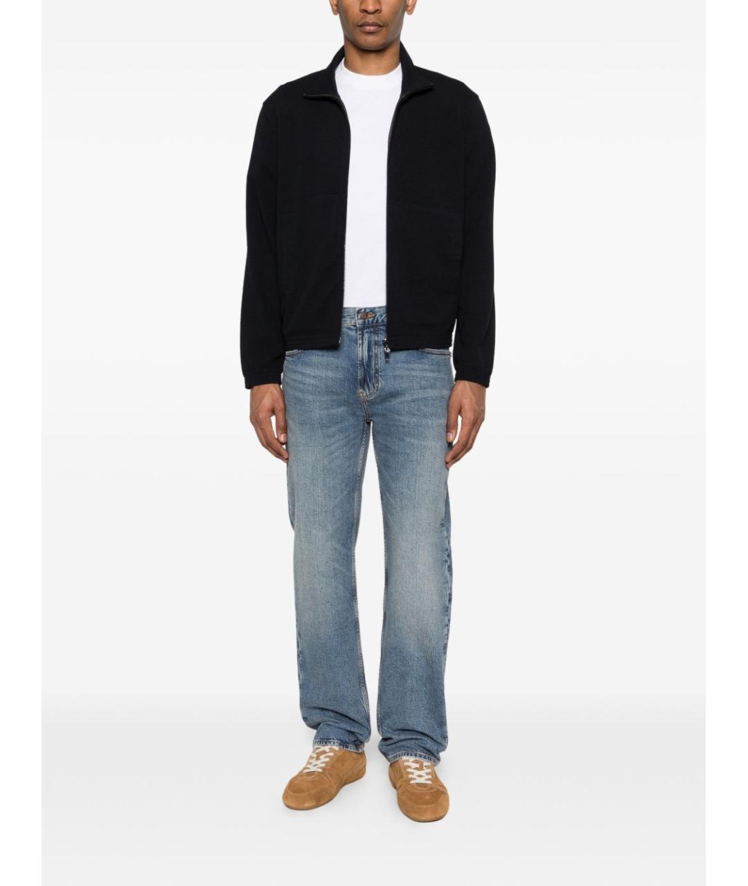 EMPORIO ARMANI Хлопковые прямые джинсы, фото 2