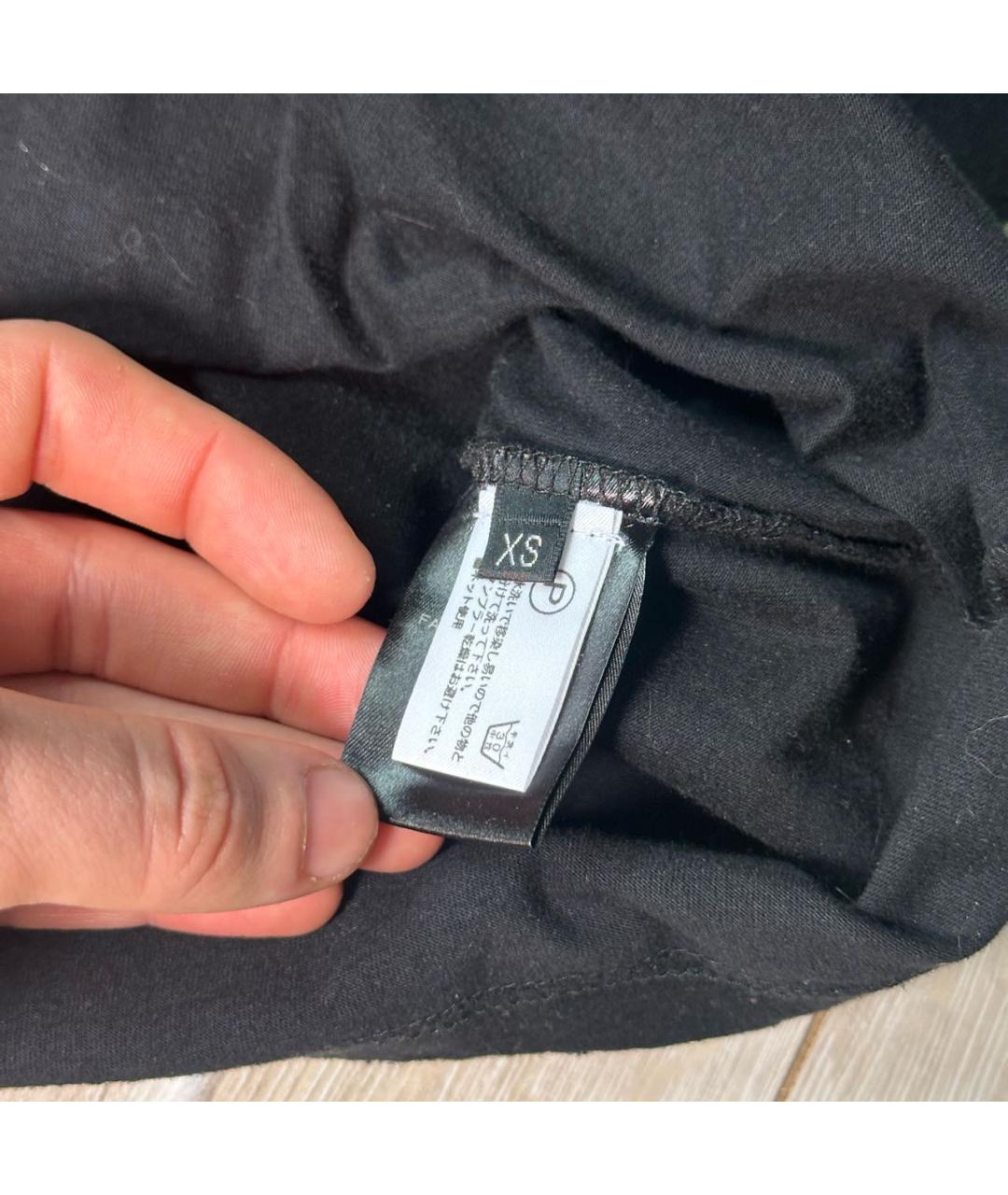 BALMAIN Черная хлопковая футболка, фото 5