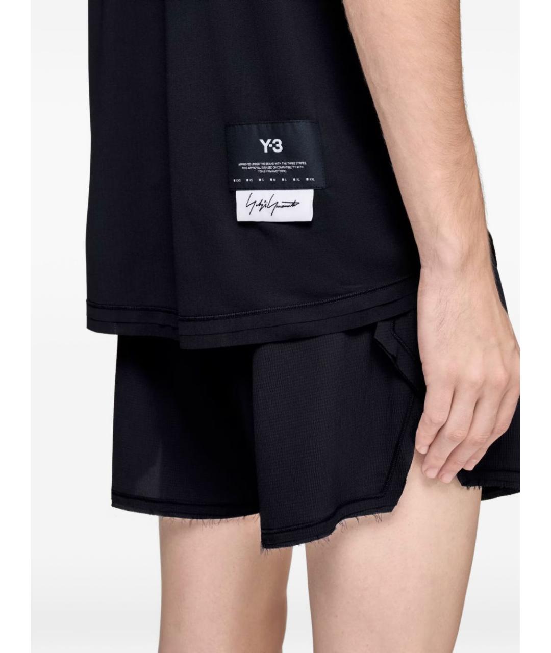 Y-3 Черная футболка, фото 3