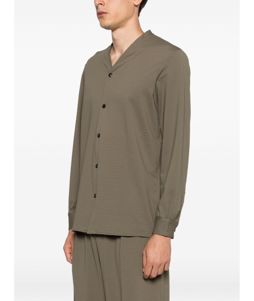 EMPORIO ARMANI Коричневая кэжуал рубашка, фото 3