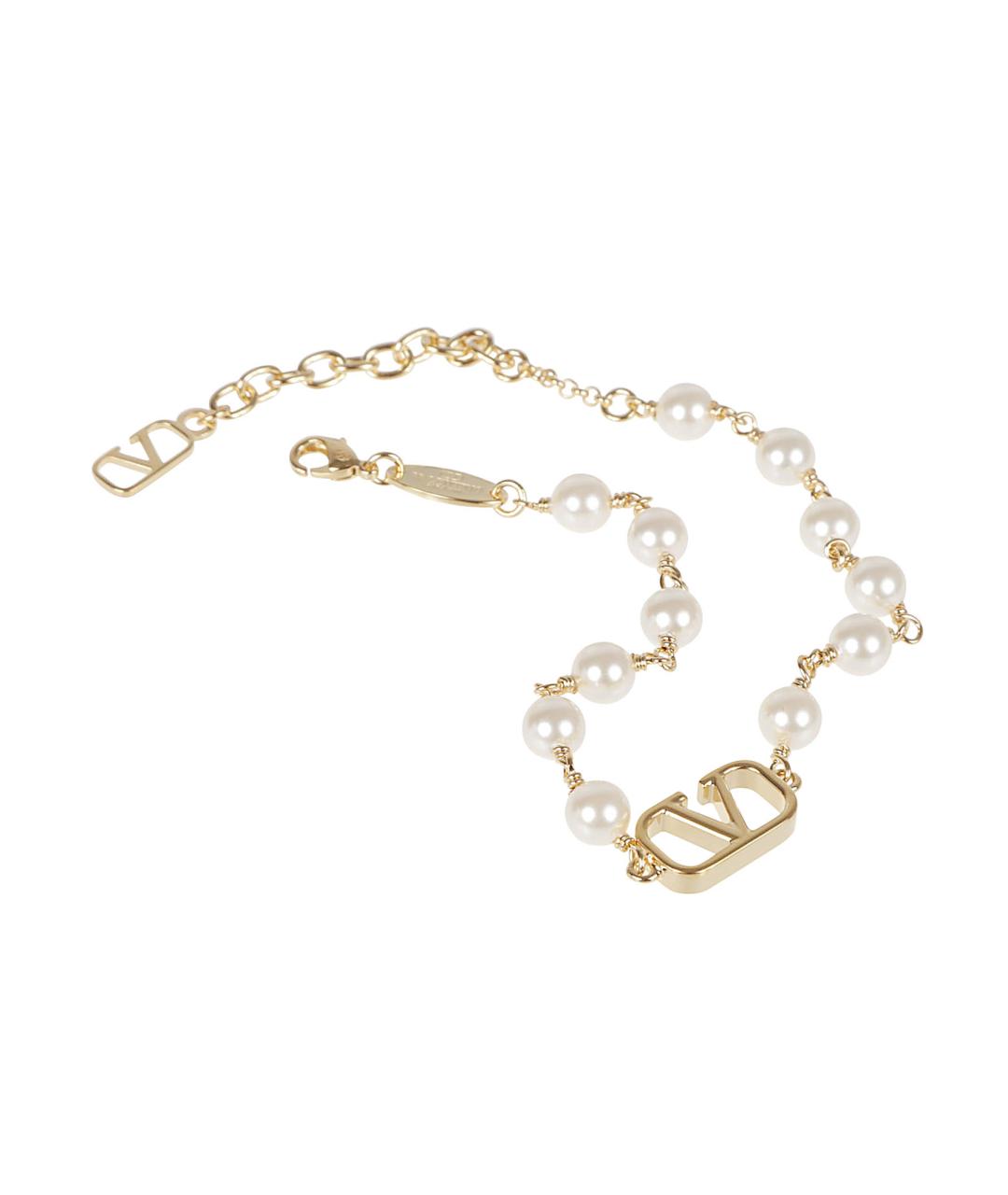 VALENTINO Золотой металлический браслет, фото 2