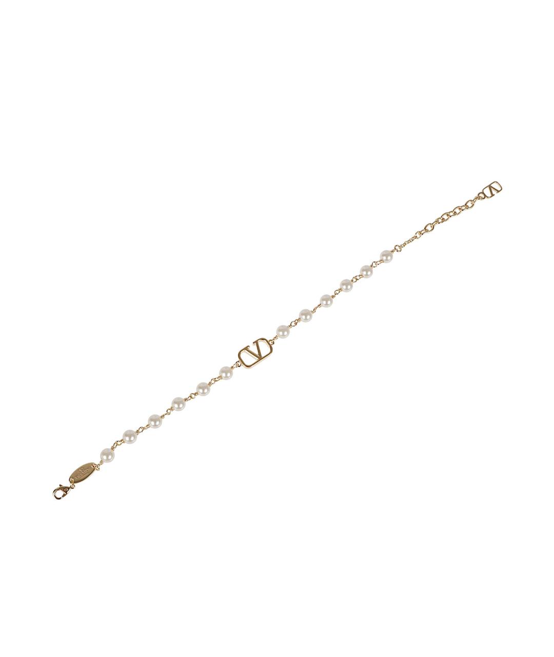 VALENTINO Золотой металлический браслет, фото 1