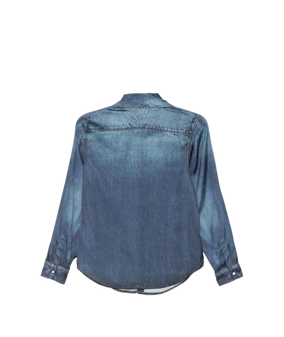 LIU JO Синяя полиэстеровая рубашка, фото 2