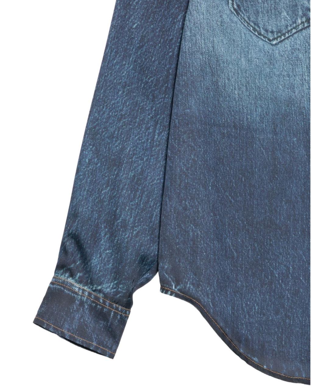 LIU JO Синяя полиэстеровая рубашка, фото 3