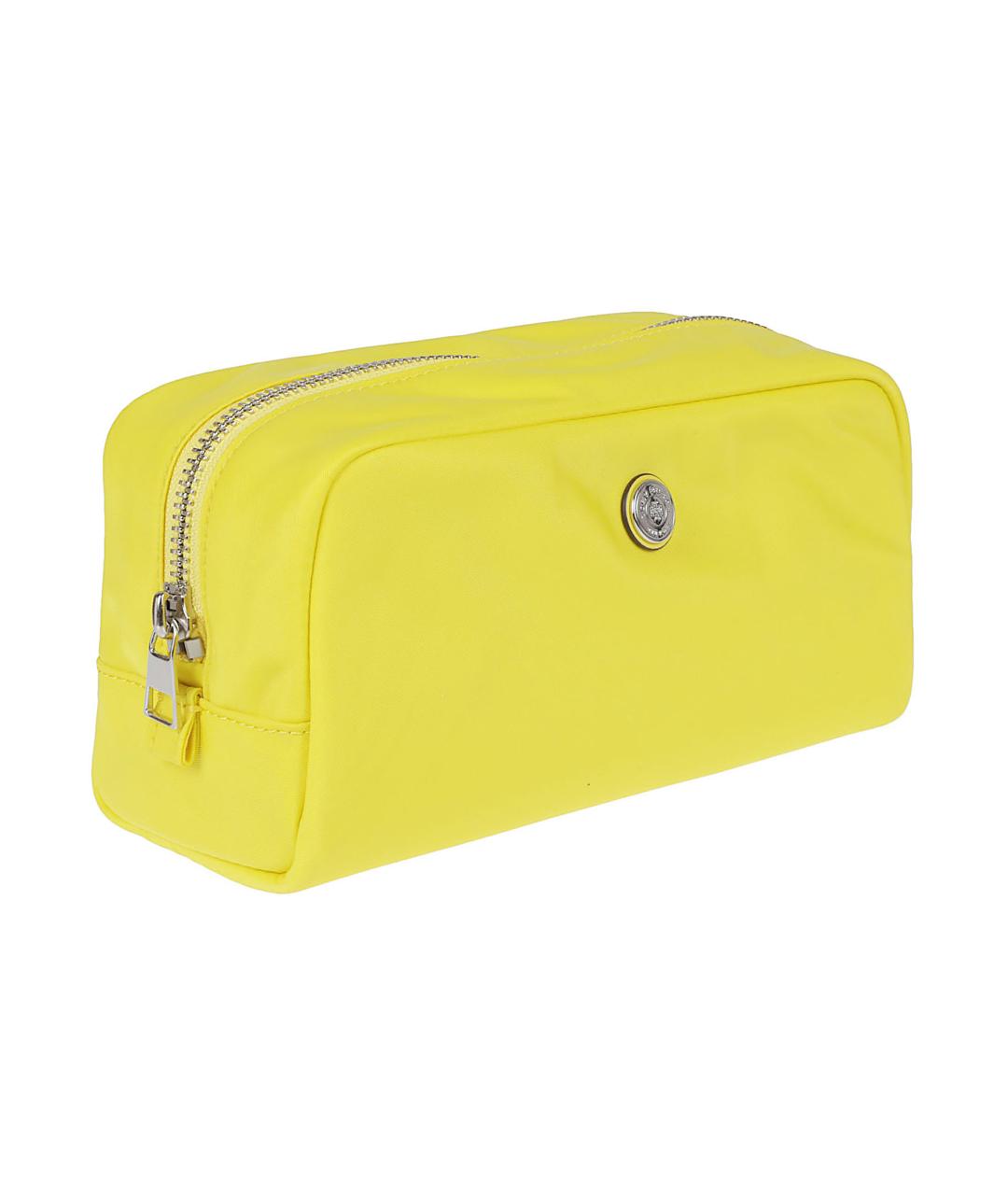 TORY BURCH Желтая тканевая косметичка, фото 3