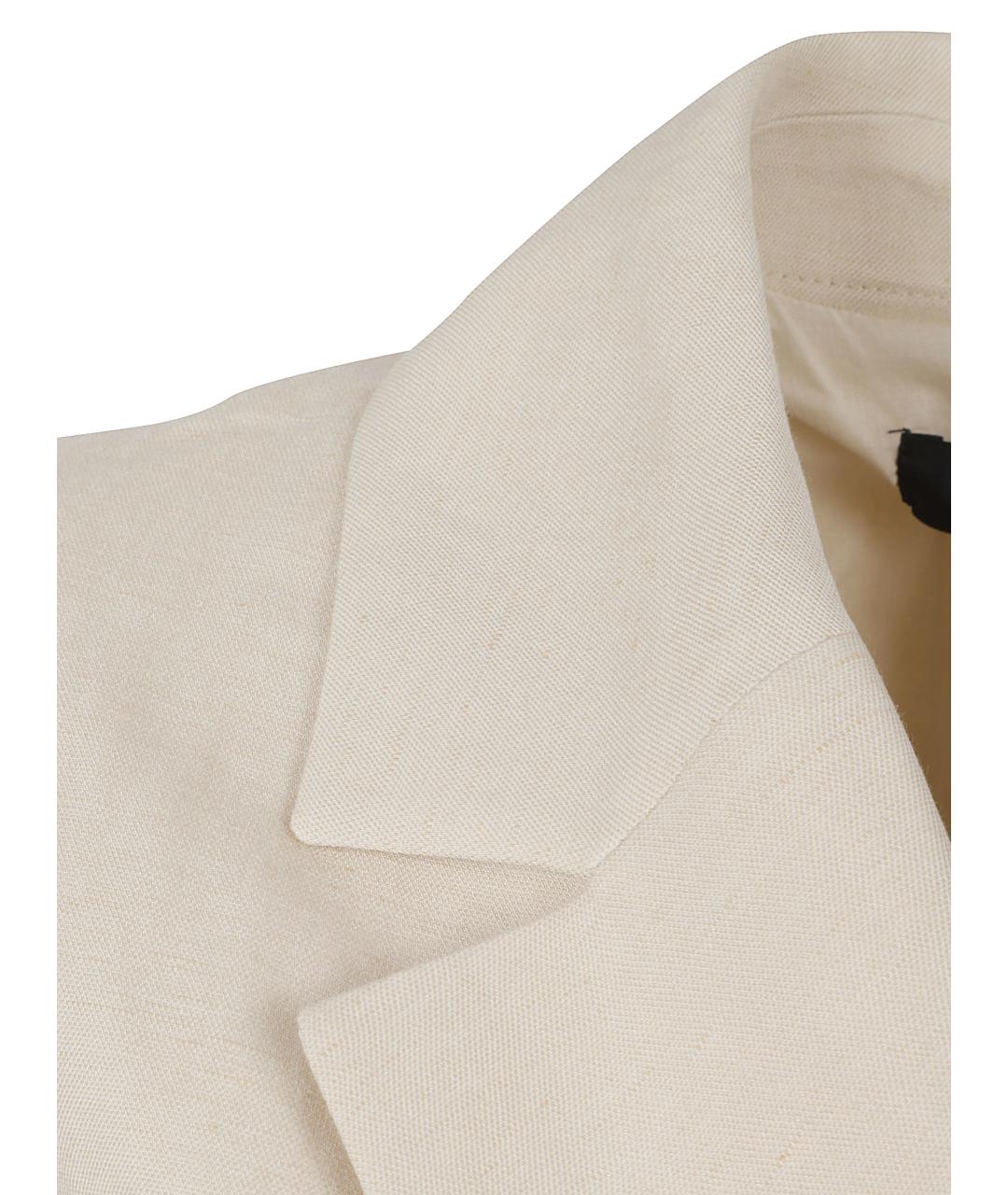 WEEKEND MAX MARA Бежевый вискозный комбинезон, фото 2