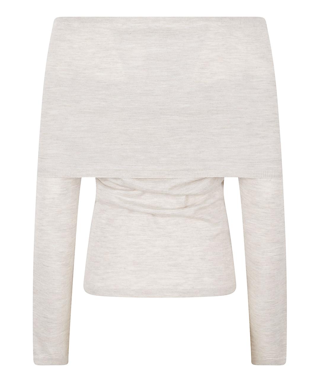 MAX MARA Бежевый кашемировый джемпер / свитер, фото 3