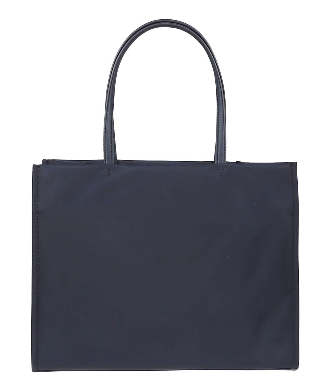 TORY BURCH Синяя тканевая сумка тоут, фото 2