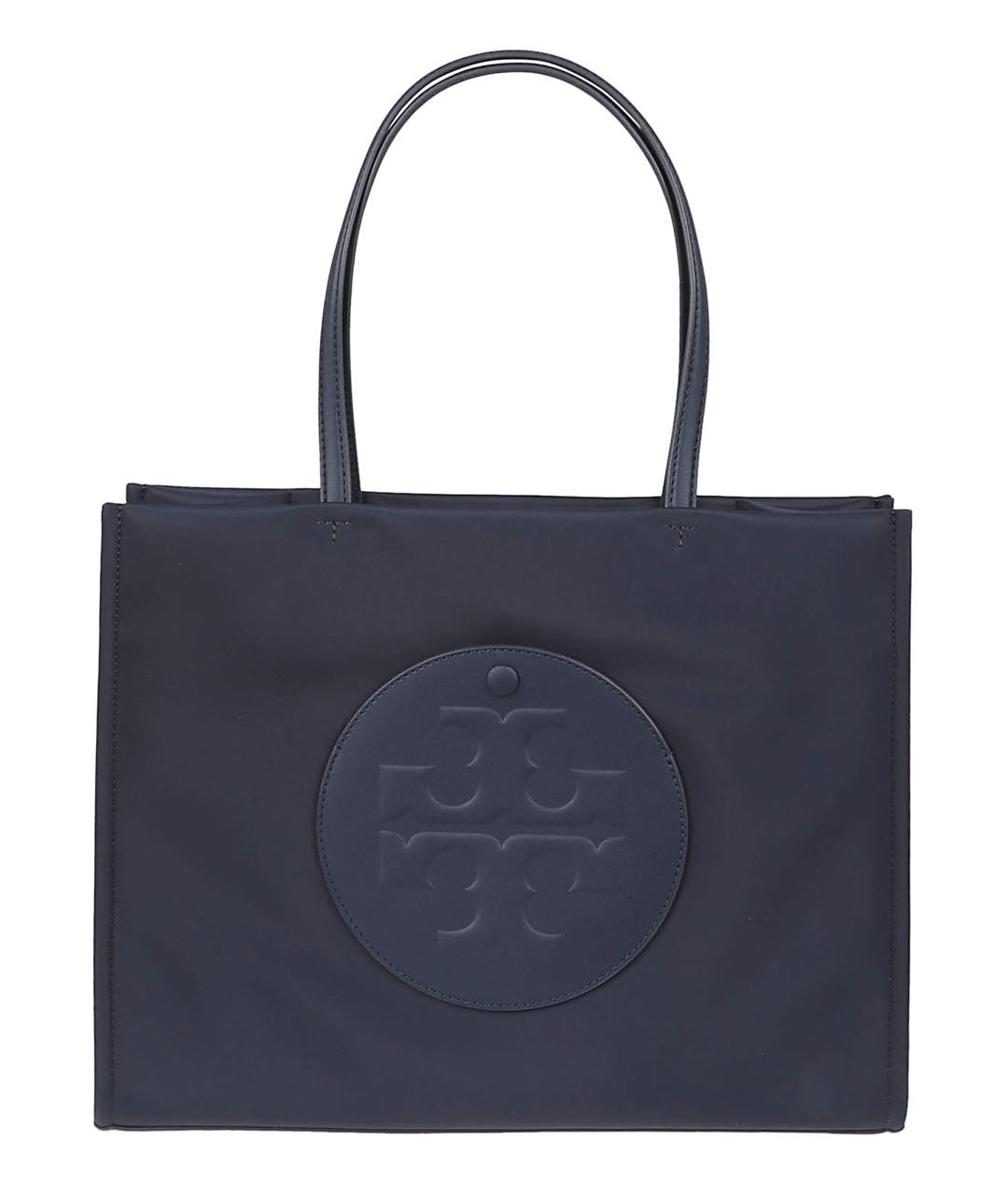 TORY BURCH Синяя тканевая сумка тоут, фото 1