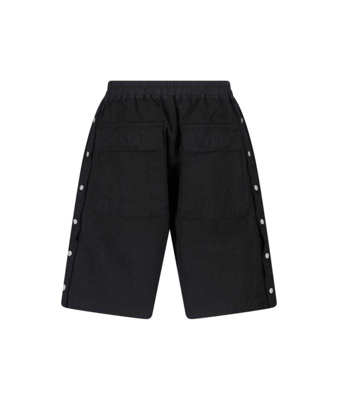 RICK OWENS DRKSHDW Черные хлопковые шорты, фото 2