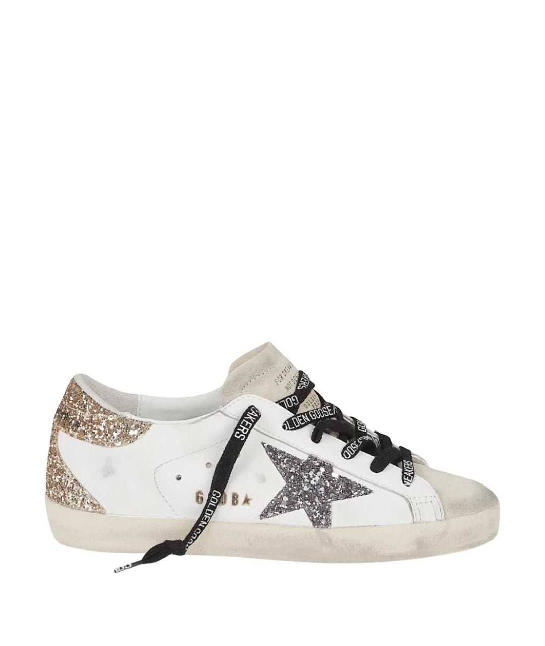 GOLDEN GOOSE DELUXE BRAND Белые кожаные кеды, фото 1
