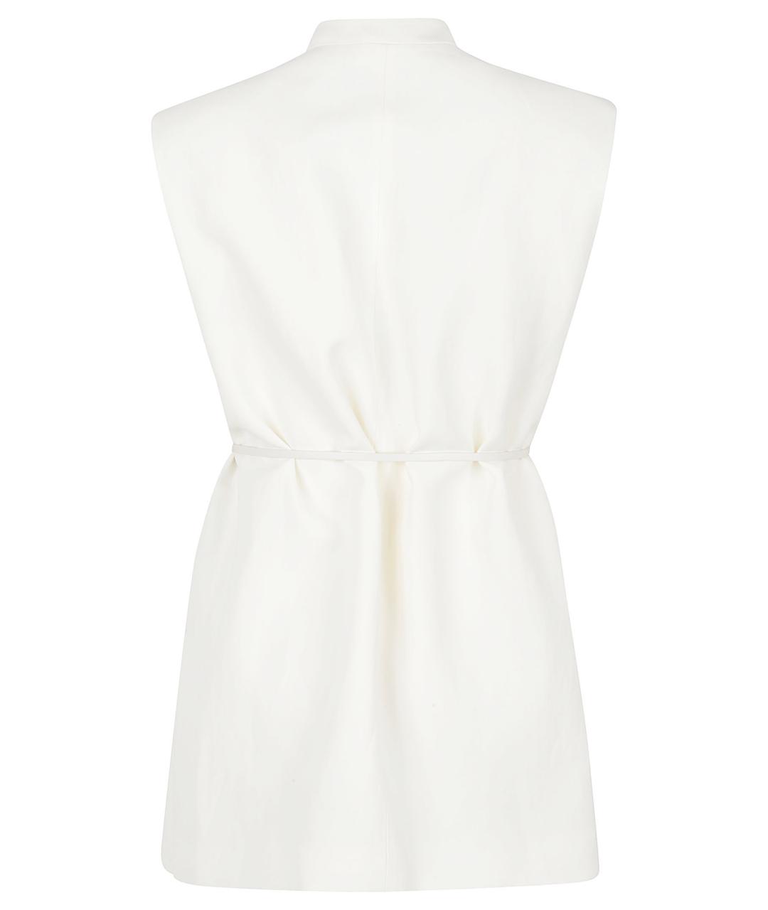 FABIANA FILIPPI Белый вискозный жакет/пиджак, фото 3