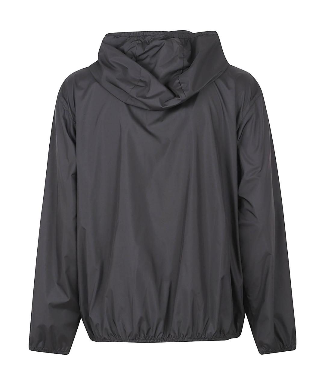 MONCLER Черная полиэстеровая куртка, фото 3