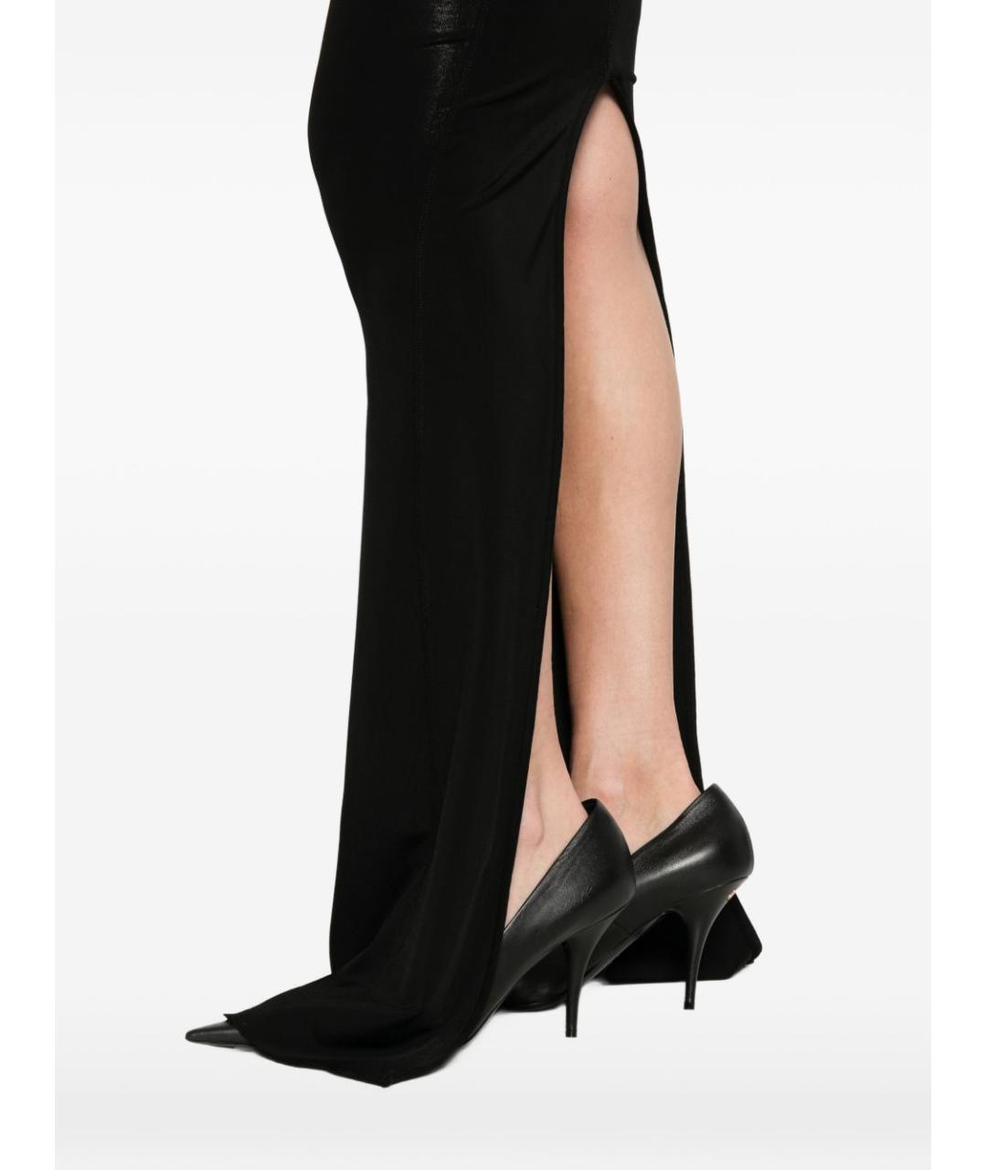 RICK OWENS Черная юбка макси, фото 3