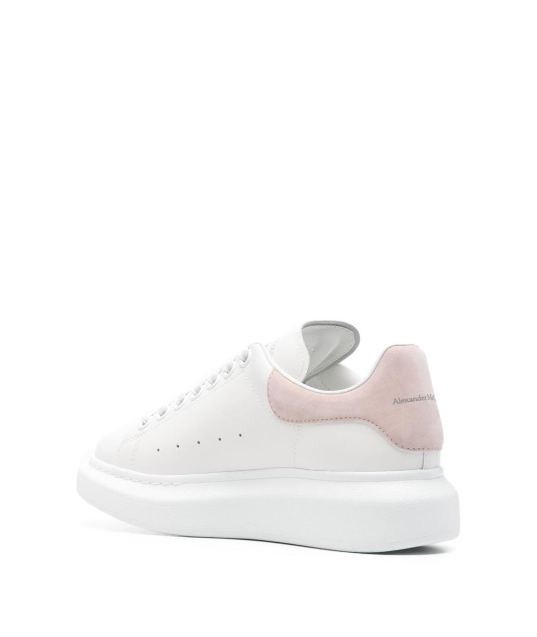 ALEXANDER MCQUEEN Белые кожаные кеды, фото 4