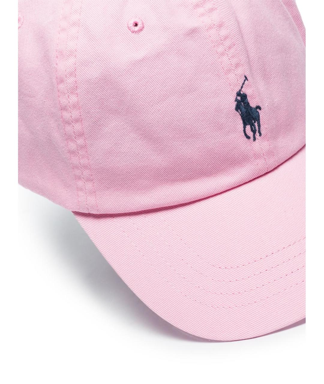 POLO RALPH LAUREN Розовая хлопковая кепка/бейсболка, фото 3