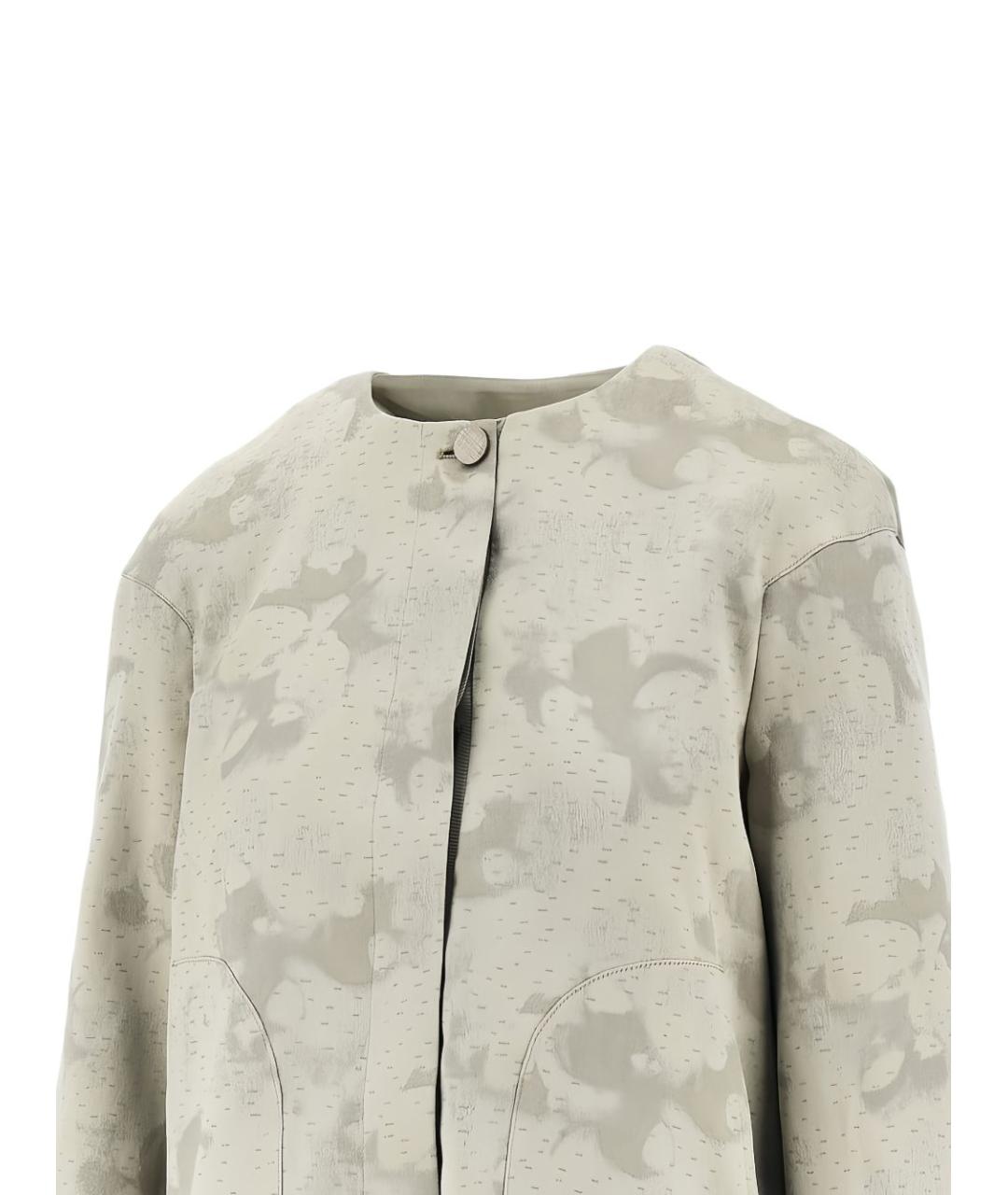 EMPORIO ARMANI Серая полиэстеровая куртка, фото 2